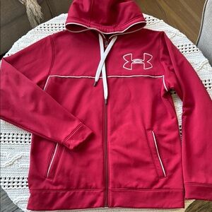Under Armour Red and Gray Sporty Sweatshirt